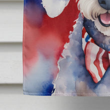 Load image into Gallery viewer, Bedlington Terrier Patriotic American House Flag