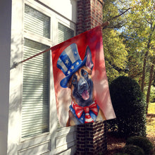 Load image into Gallery viewer, Belgian Malinois Patriotic American House Flag