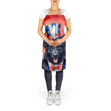 Load image into Gallery viewer, Belgian Sheepdog Patriotic American Apron – Artist-Designed Kitchen, BBQ &amp; Craft Apron