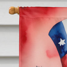 Load image into Gallery viewer, Belgian Sheepdog Patriotic American House Flag