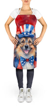 Load image into Gallery viewer, Belgian Tervuren Patriotic American Apron – Artist-Designed Kitchen, BBQ &amp; Craft Apron