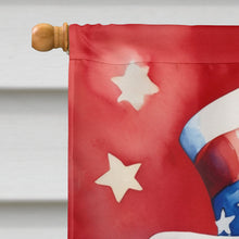 Load image into Gallery viewer, Bichon Frise Patriotic American House Flag