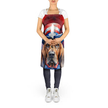 Load image into Gallery viewer, Bloodhound Patriotic American Apron – Artist-Designed Kitchen, BBQ &amp; Craft Apron