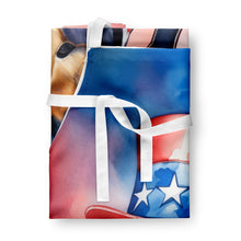 Load image into Gallery viewer, Bluetick Coonhound Patriotic American Apron – Artist-Designed Kitchen, BBQ &amp; Craft Apron
