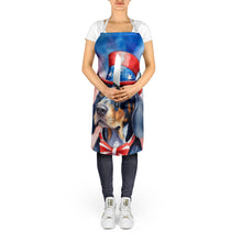 Load image into Gallery viewer, Bluetick Coonhound Patriotic American Apron – Artist-Designed Kitchen, BBQ &amp; Craft Apron