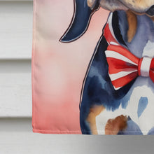 Load image into Gallery viewer, Bluetick Coonhound Patriotic American House Flag
