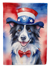 Load image into Gallery viewer, Border Collie Patriotic American House Flag