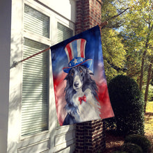 Load image into Gallery viewer, Borzoi Patriotic American House Flag