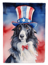 Load image into Gallery viewer, Borzoi Patriotic American House Flag