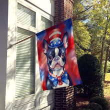 Load image into Gallery viewer, Boston Terrier Patriotic American House Flag