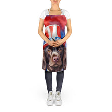 Load image into Gallery viewer, Boykin Spaniel Patriotic American Apron – Artist-Designed Kitchen, BBQ &amp; Craft Apron