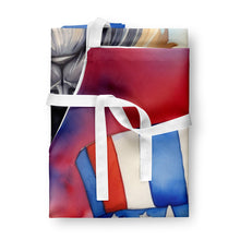 Load image into Gallery viewer, Brussels Griffon Patriotic American Apron – Artist-Designed Kitchen, BBQ &amp; Craft Apron