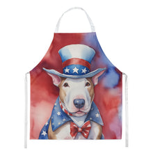 Load image into Gallery viewer, Bull Terrier Patriotic American Apron – Artist-Designed Kitchen, BBQ &amp; Craft Apron