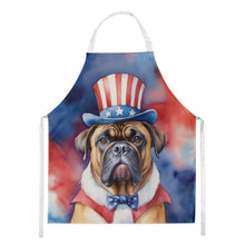 Load image into Gallery viewer, Bullmastiff Patriotic American Apron – Artist-Designed Kitchen, BBQ &amp; Craft Apron
