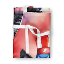 Load image into Gallery viewer, Cairn Terrier Patriotic American Apron – Artist-Designed Kitchen, BBQ &amp; Craft Apron