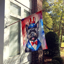 Load image into Gallery viewer, Cairn Terrier Patriotic American House Flag