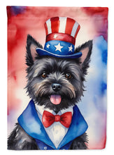 Load image into Gallery viewer, Cairn Terrier Patriotic American House Flag