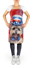 Load image into Gallery viewer, Cairn Terrier Patriotic American Apron – Artist-Designed Kitchen, BBQ &amp; Craft Apron