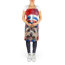 Load image into Gallery viewer, Cairn Terrier Patriotic American Apron – Artist-Designed Kitchen, BBQ &amp; Craft Apron