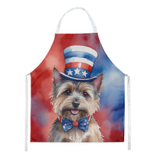 Load image into Gallery viewer, Cairn Terrier Patriotic American Apron – Artist-Designed Kitchen, BBQ &amp; Craft Apron