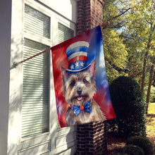 Load image into Gallery viewer, Cairn Terrier Patriotic American House Flag