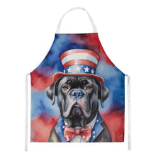 Load image into Gallery viewer, Cane Corso Patriotic American Apron – Artist-Designed Kitchen, BBQ &amp; Craft Apron