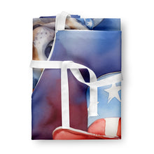 Load image into Gallery viewer, Catahoula Patriotic American Apron – Artist-Designed Kitchen, BBQ &amp; Craft Apron