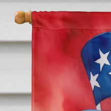 Load image into Gallery viewer, Chesapeake Bay Retriever Patriotic American House Flag