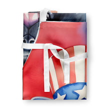 Load image into Gallery viewer, Chow Chow Patriotic American Apron – Artist-Designed Kitchen, BBQ &amp; Craft Apron