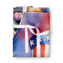 Load image into Gallery viewer, Chow Chow Patriotic American Apron – Artist-Designed Kitchen, BBQ &amp; Craft Apron