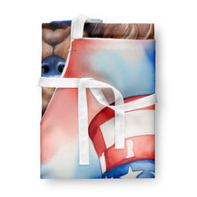 Load image into Gallery viewer, Cocker Spaniel Patriotic American Apron – Artist-Designed Kitchen, BBQ &amp; Craft Apron