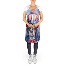 Load image into Gallery viewer, Cocker Spaniel Patriotic American Apron – Artist-Designed Kitchen, BBQ &amp; Craft Apron