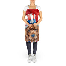 Load image into Gallery viewer, Cocker Spaniel Patriotic American Apron – Artist-Designed Kitchen, BBQ &amp; Craft Apron