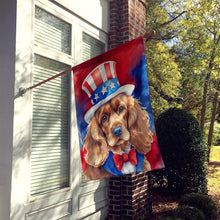 Load image into Gallery viewer, Cocker Spaniel Patriotic American House Flag