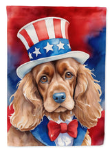 Load image into Gallery viewer, Cocker Spaniel Patriotic American House Flag