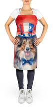 Load image into Gallery viewer, Collie Patriotic American Apron – Artist-Designed Kitchen, BBQ &amp; Craft Apron