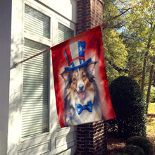 Load image into Gallery viewer, Collie Patriotic American House Flag