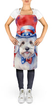 Load image into Gallery viewer, Coton de Tulear Patriotic American Apron – Artist-Designed Kitchen, BBQ &amp; Craft Apron