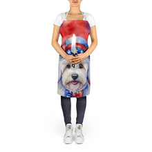 Load image into Gallery viewer, Coton de Tulear Patriotic American Apron – Artist-Designed Kitchen, BBQ &amp; Craft Apron
