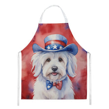 Load image into Gallery viewer, Coton de Tulear Patriotic American Apron – Artist-Designed Kitchen, BBQ &amp; Craft Apron