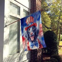 Load image into Gallery viewer, Curly-Coated Retriever Patriotic American House Flag