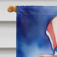 Load image into Gallery viewer, Curly-Coated Retriever Patriotic American House Flag
