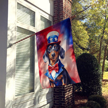 Load image into Gallery viewer, Dachshund Patriotic American House Flag