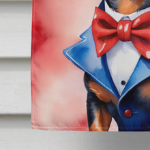 Load image into Gallery viewer, Dachshund Patriotic American House Flag