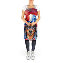 Load image into Gallery viewer, Dachshund Patriotic American Apron – Artist-Designed Kitchen, BBQ &amp; Craft Apron