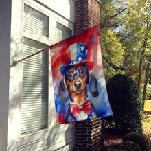 Load image into Gallery viewer, Dachshund Patriotic American House Flag