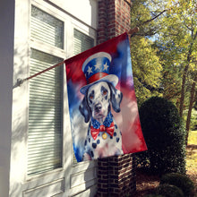 Load image into Gallery viewer, Dalmatian Patriotic American House Flag