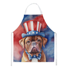 Load image into Gallery viewer, Dogue de Bordeaux Patriotic American Apron – Artist-Designed Kitchen, BBQ &amp; Craft Apron