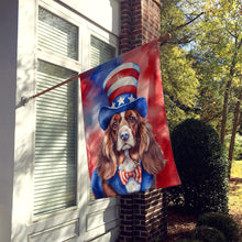 Load image into Gallery viewer, English Cocker Spaniel Patriotic American House Flag