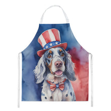 Load image into Gallery viewer, English Setter Patriotic American Apron – Artist-Designed Kitchen, BBQ &amp; Craft Apron